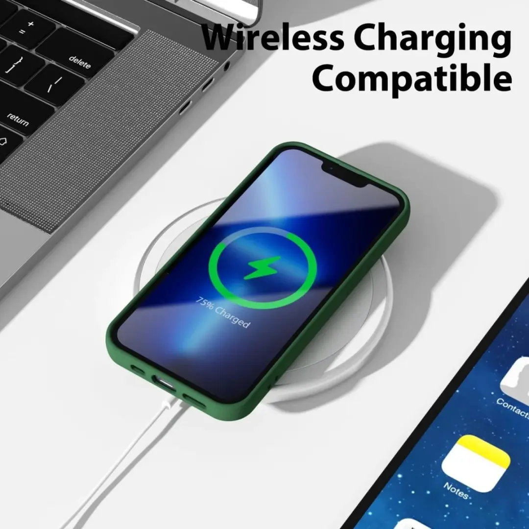 Selected by GSMpunt Apple iPhone 13 Pro Max Hoesje - Dun TPU Donkergroen