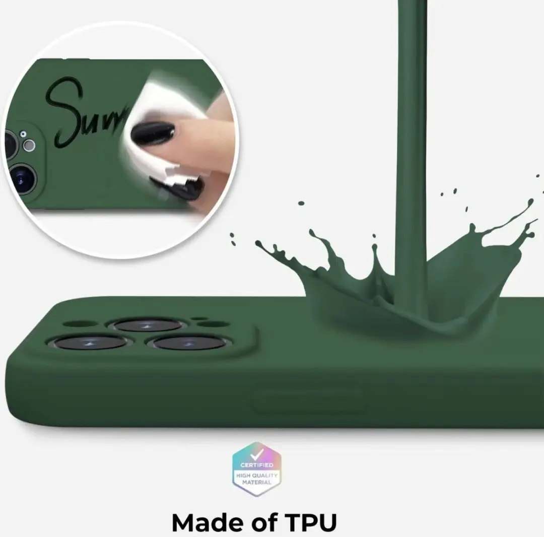 Selected by GSMpunt Apple iPhone 13 Pro Max Hoesje - Dun TPU Donkergroen