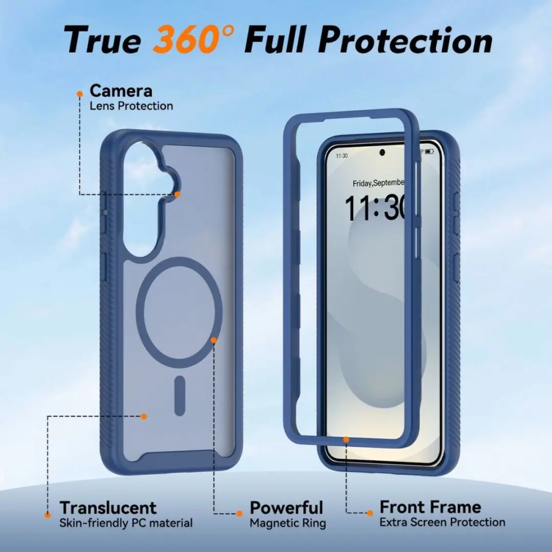 Selected Hoesje Samsung Galaxy S26 Plus - Transparant Blauw