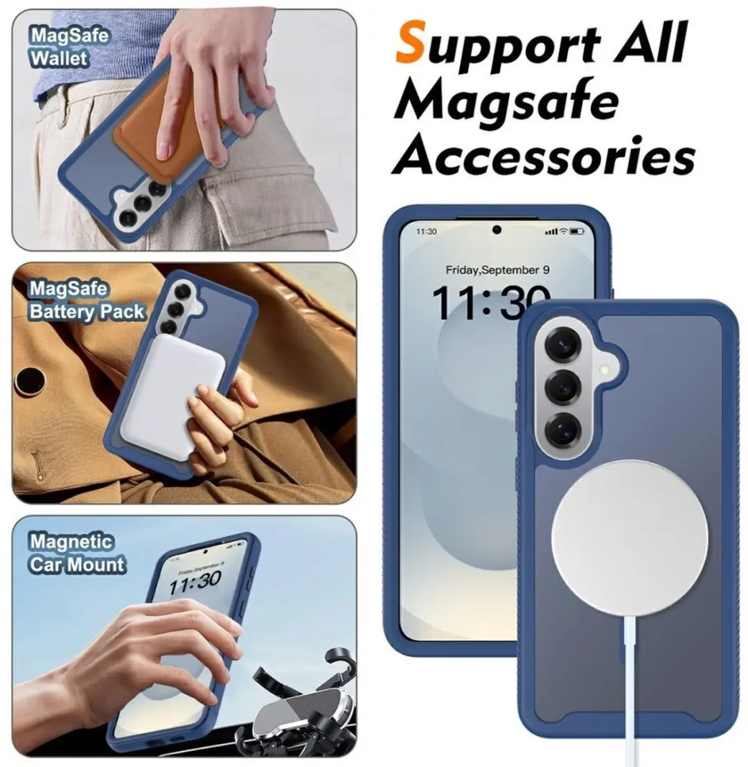 Selected Hoesje Samsung Galaxy S26 Plus - Transparant Blauw