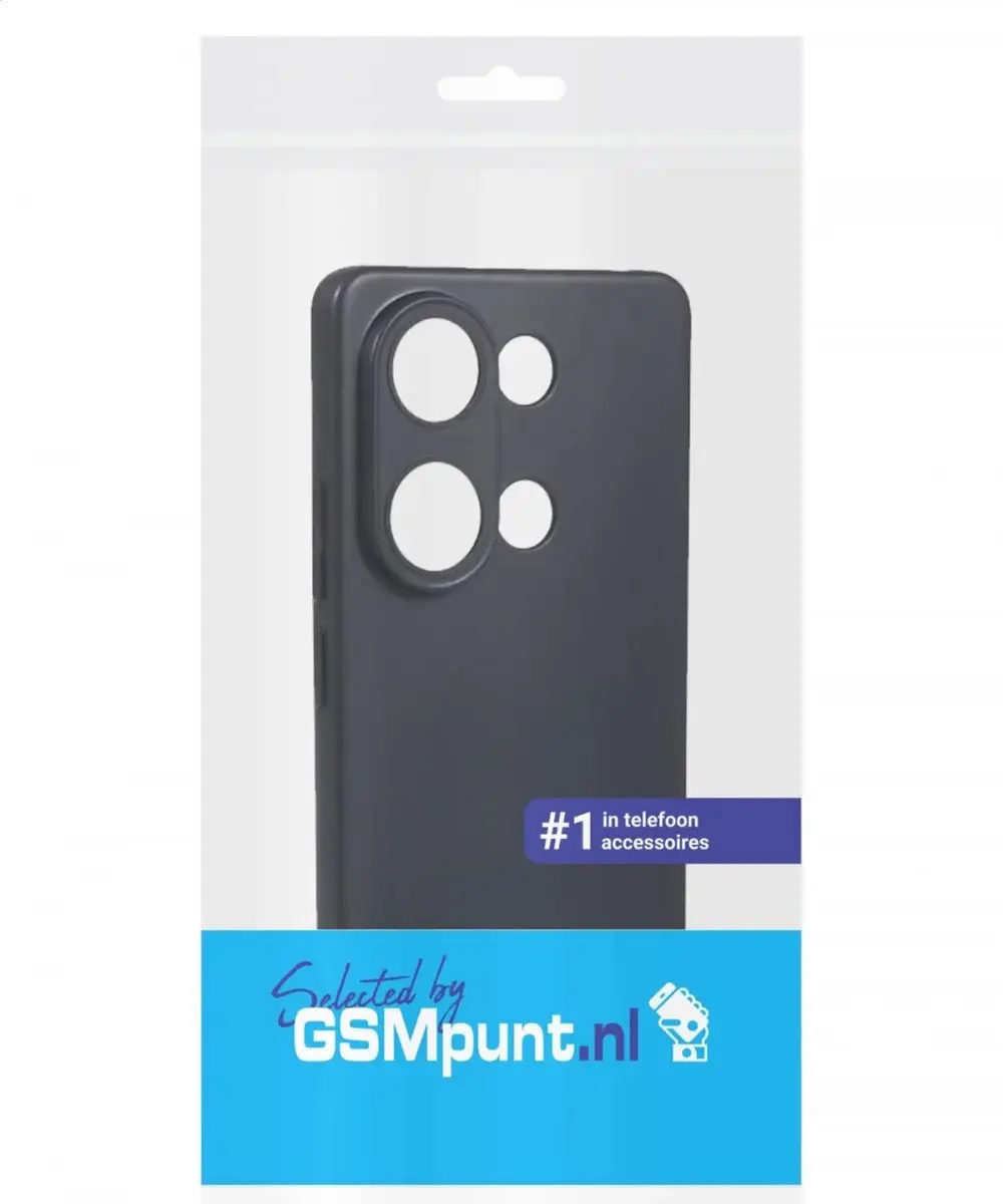 Selected Zwart Dun TPU Hoesje - Xiaomi Poco M6 Pro 4G/Redmi Note 13 Pro 4G
