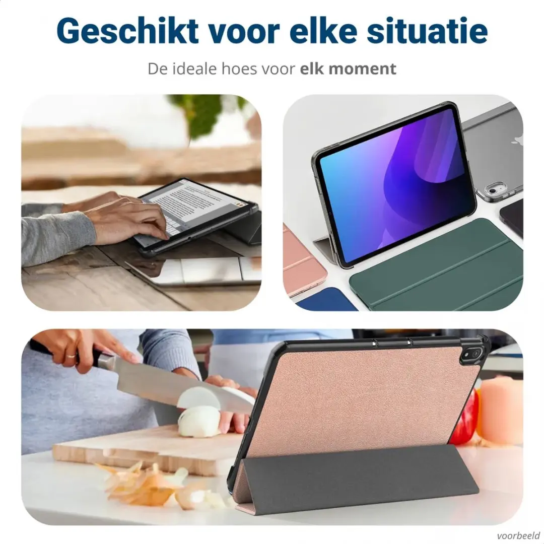 Selected by GSMpunt Apple iPad 10.2 Hoes - Roze Tri-Fold