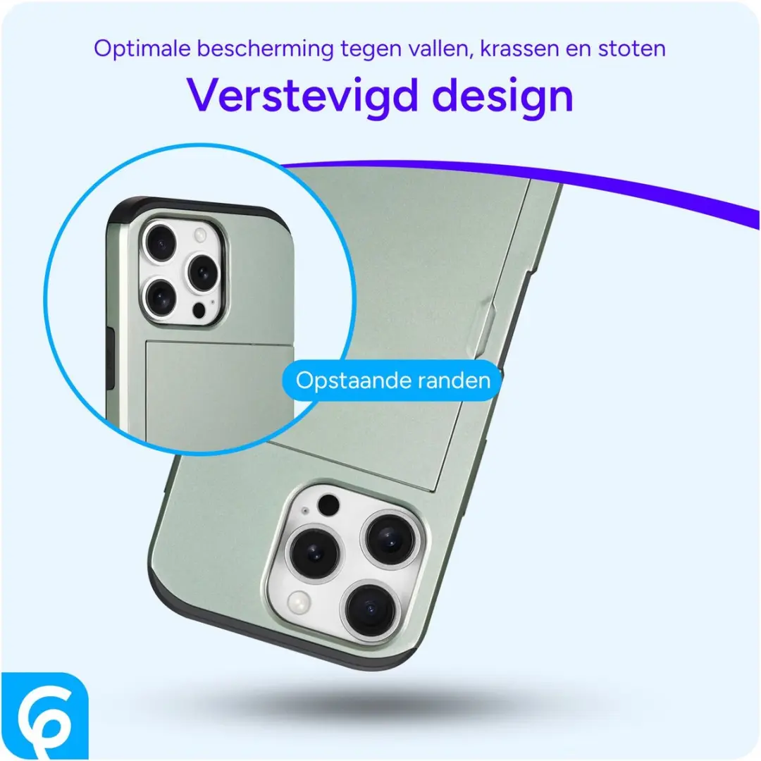 Selected Hoesje iPhone 16 Pro Kaarthouder Groen - afbeelding 6 van 6