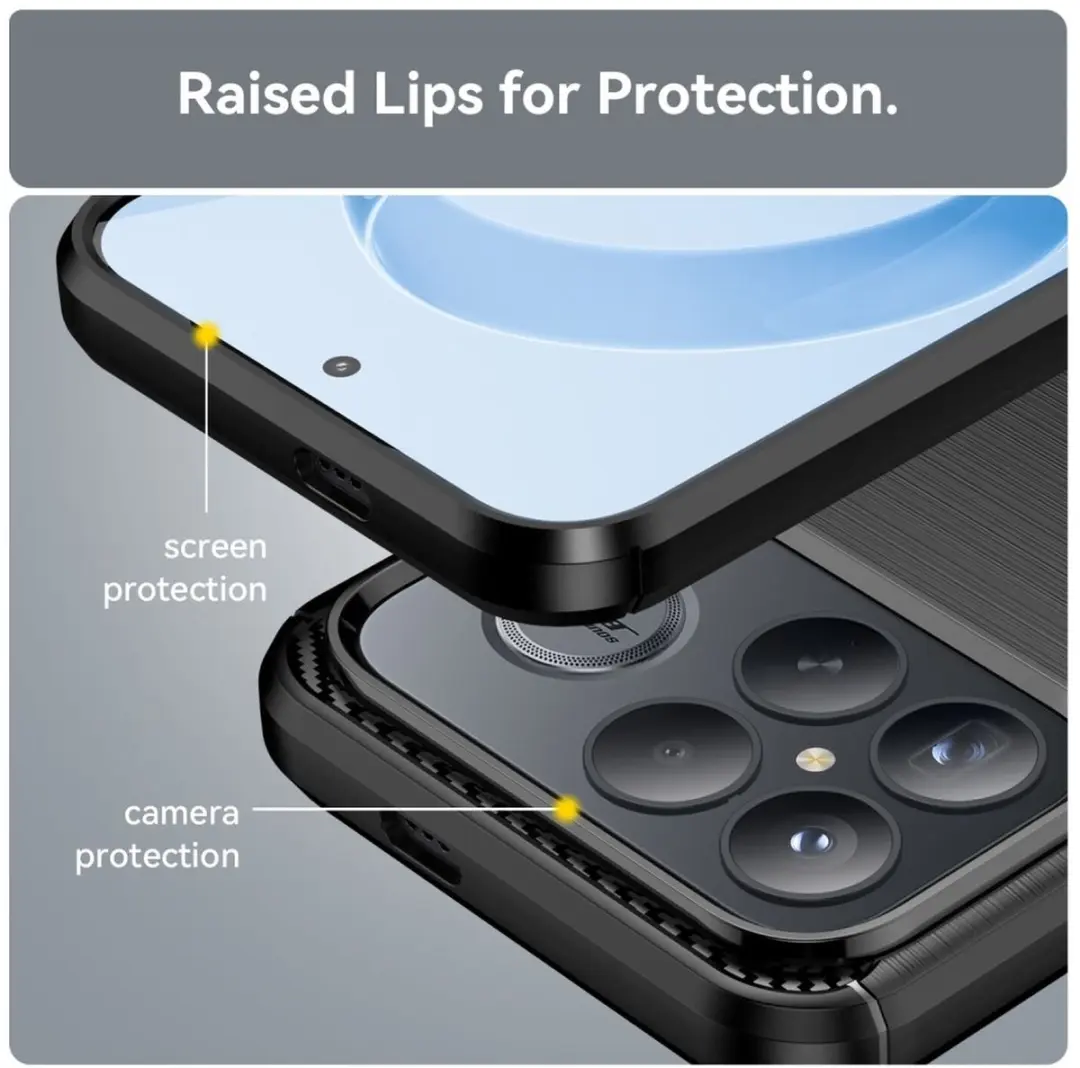 Selected TPU Hoesje Xiaomi Poco F8 Ultra - Zwart