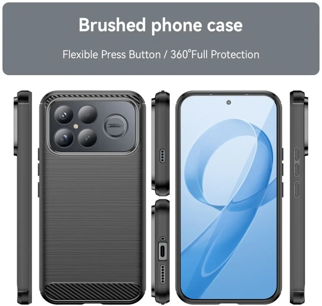 Selected TPU Hoesje Xiaomi Poco F8 Ultra - Zwart