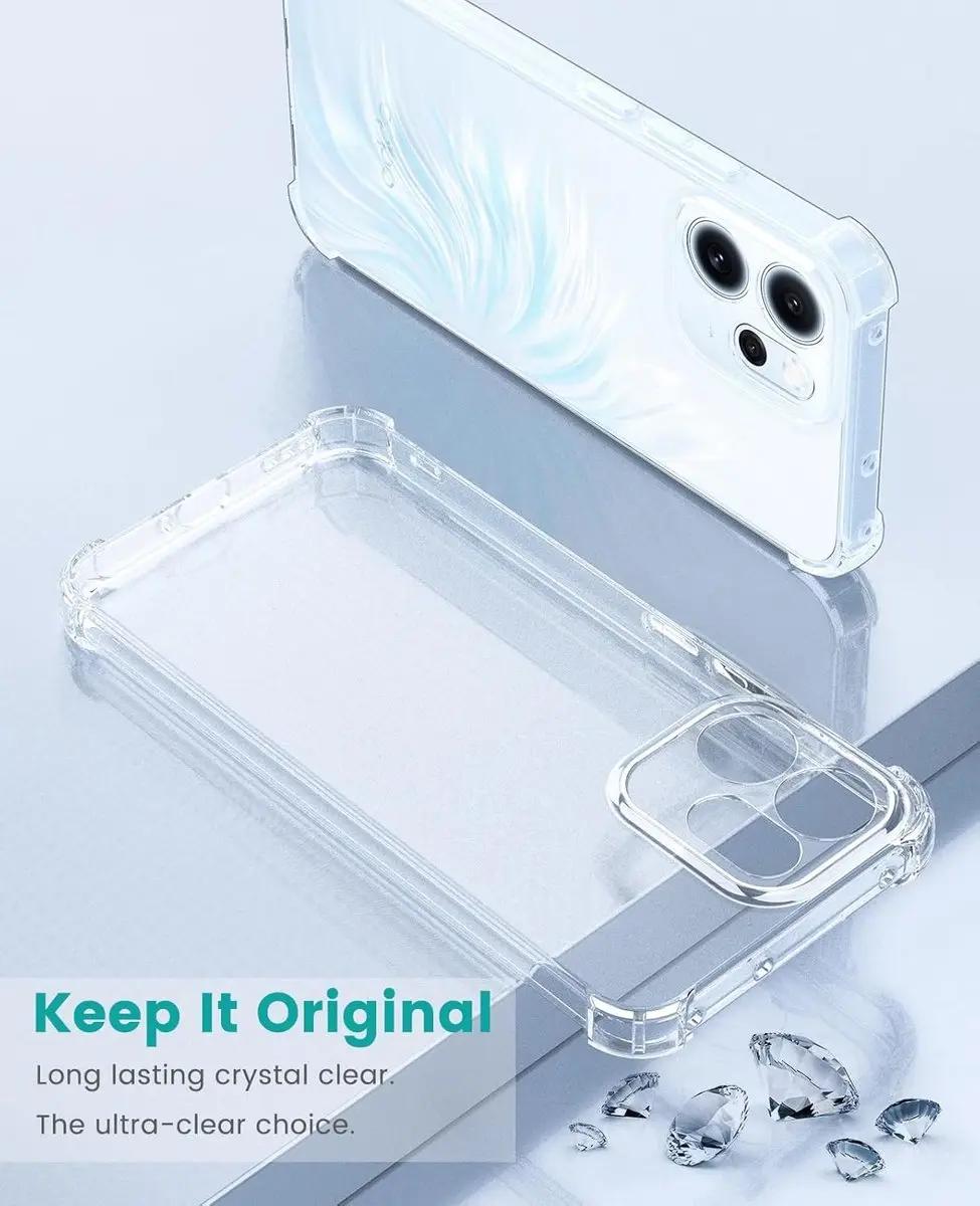 Selected Transparant Hoesje Oppo Reno 14 F - Schokbestendig TPU - afbeelding 6 van 6