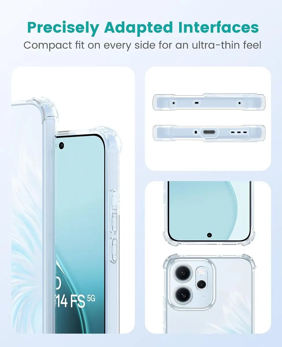 Selected Transparant Hoesje Oppo Reno 14 F - Schokbestendig TPU