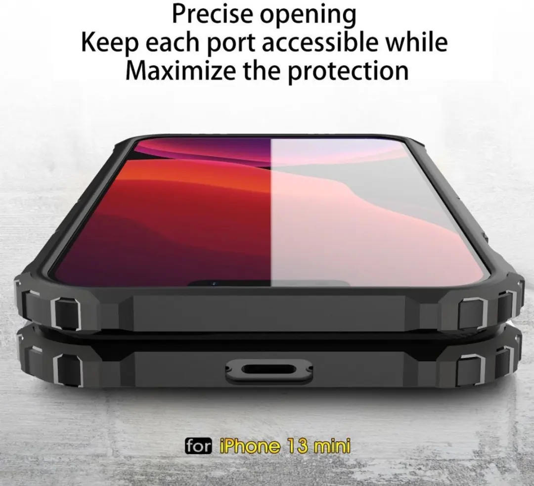 Selected Hoesje iPhone 13 Mini Hybride Blauw