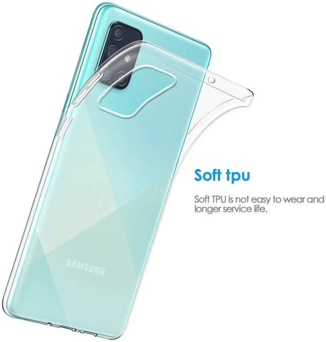 Selected Transparant TPU Hoesje Samsung Galaxy A51