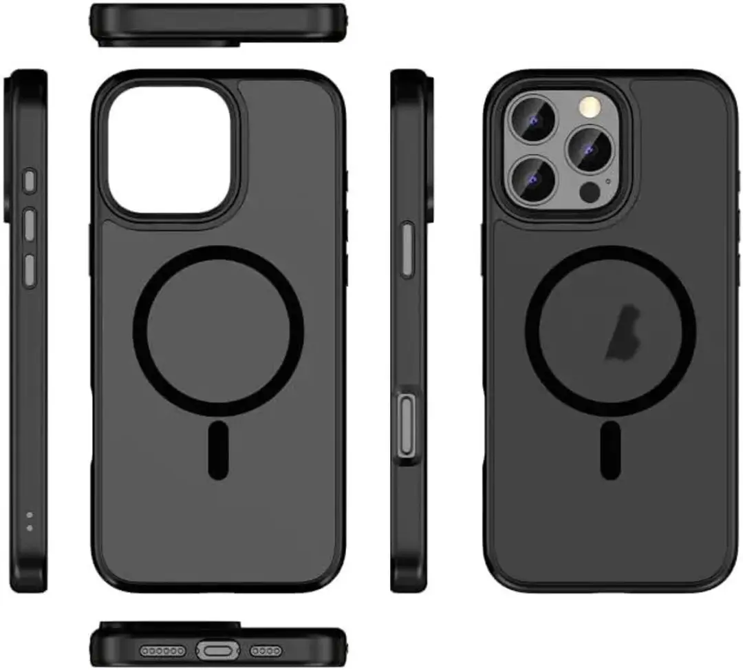 Selected Hoesje iPhone 16 Pro Max MagSafe - Mat Zwart