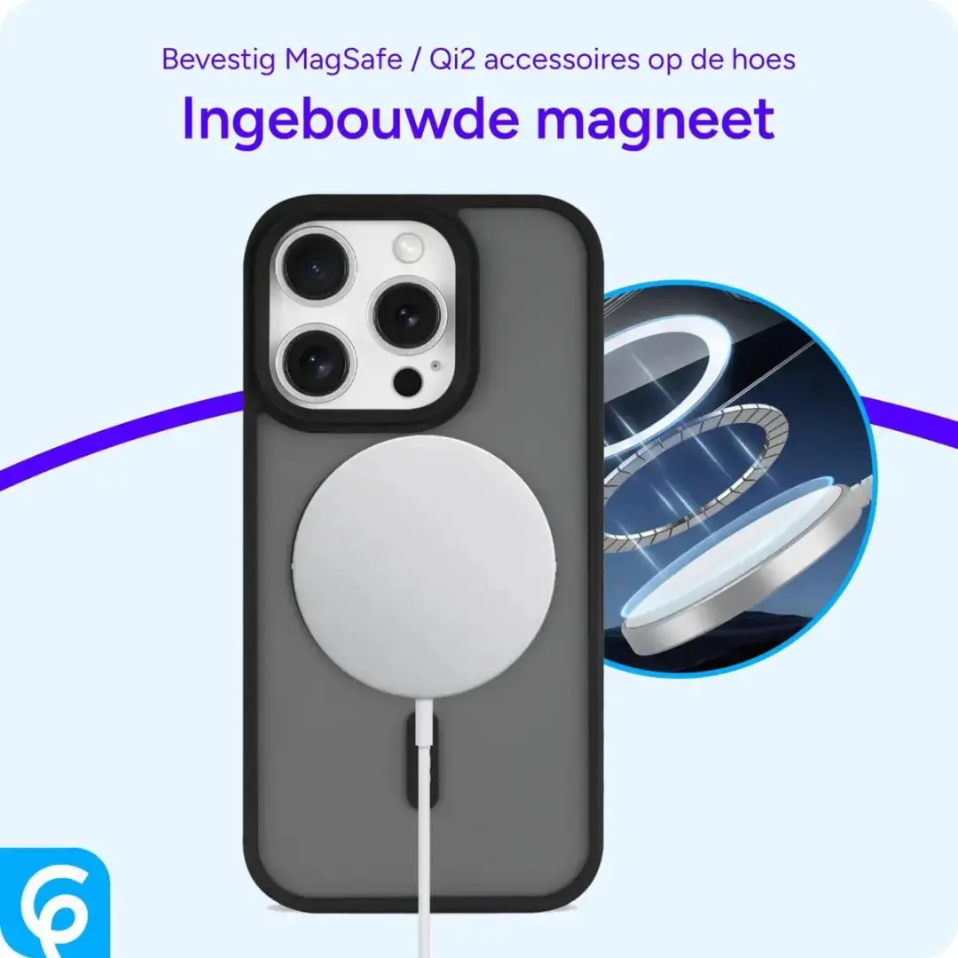 Selected Hoesje iPhone 16 Pro Max MagSafe - Mat Zwart