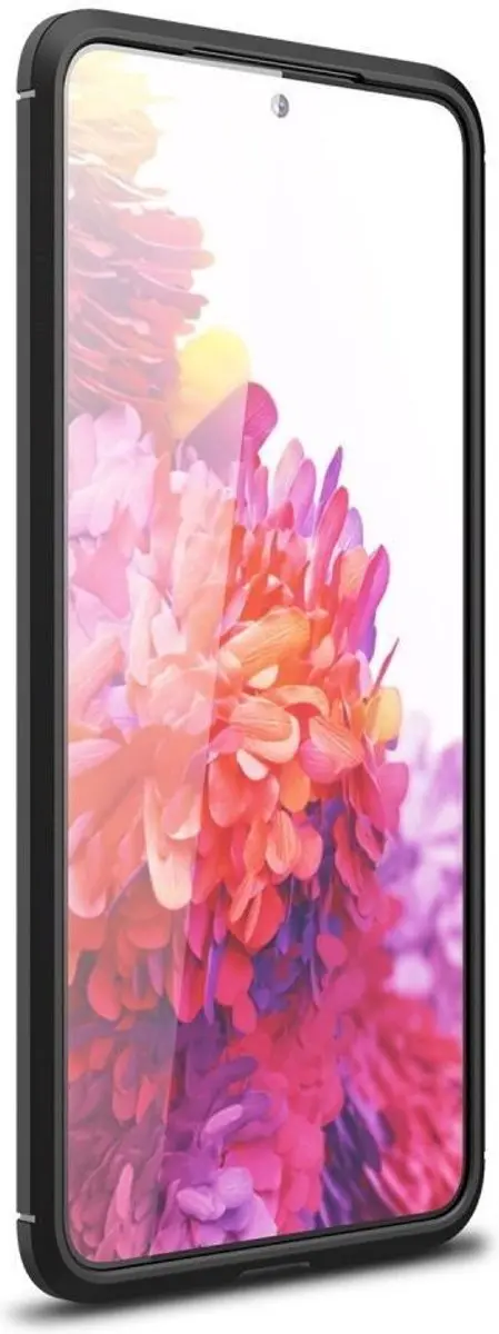 Selected TPU Hoesje Samsung Galaxy S21 FE - Zwart
