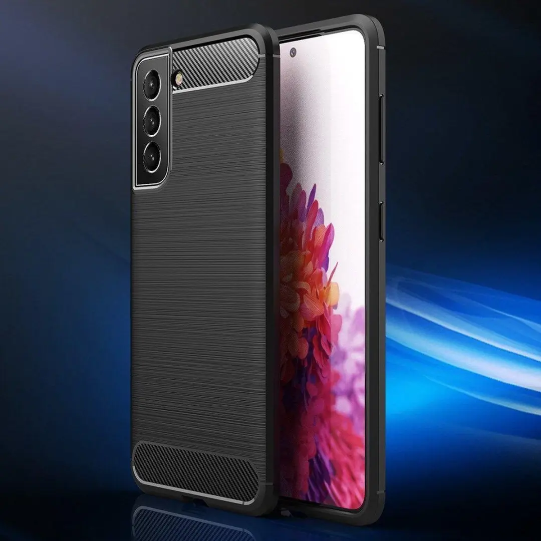 Selected TPU Hoesje Samsung Galaxy S21 FE - Zwart - afbeelding 6 van 6