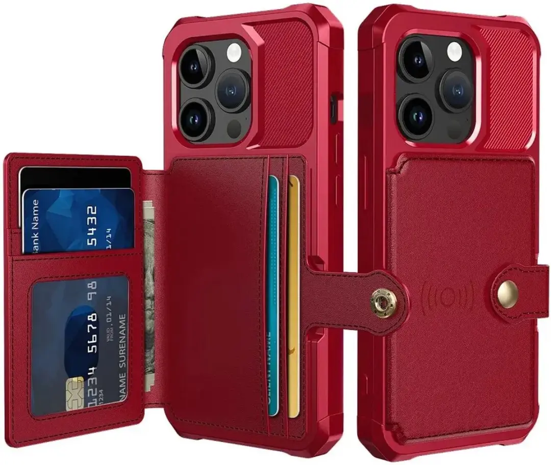 Selected Portemonnee Hoesje iPhone 15 Pro Max
