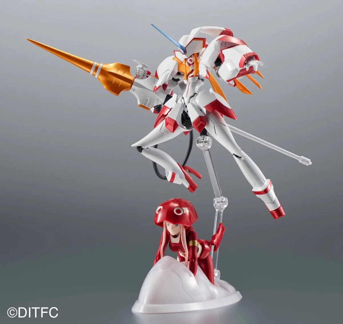 Bandai Namco Darling in the Franxx S.H. Figuarts Zero Two & Strelizia - 16cm - Multicolor