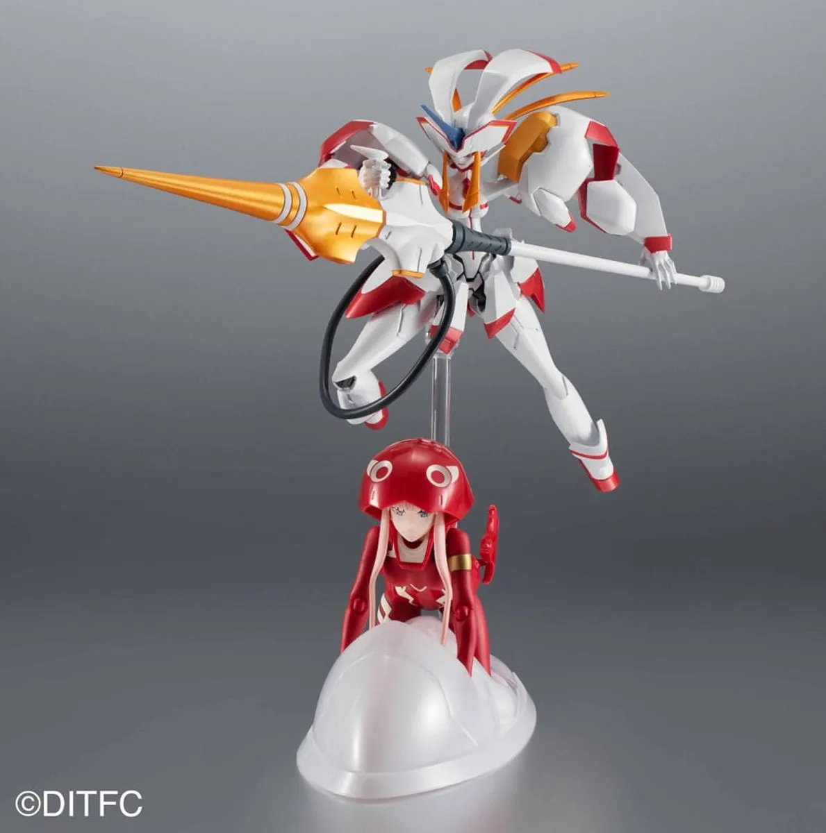 Bandai Namco Darling in the Franxx S.H. Figuarts Zero Two & Strelizia - 16cm - Multicolor