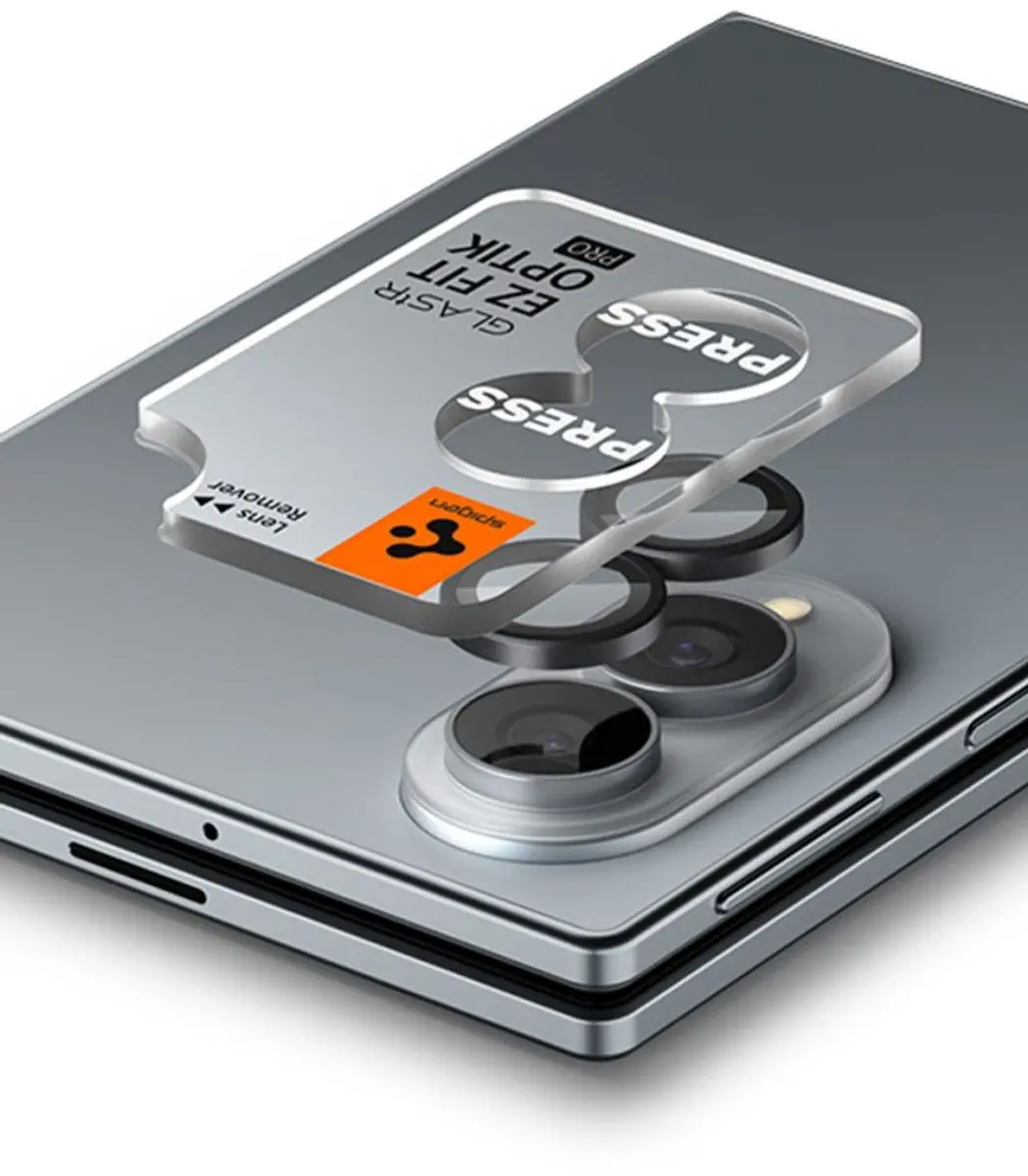 Spigen AGL11944 Camera Lens Protector - Zwart - 2 Stuks