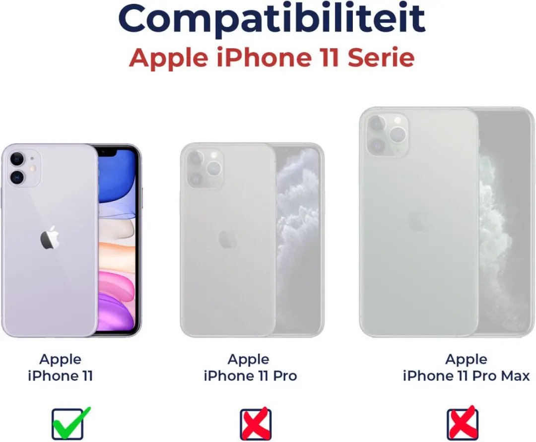 Selected by GSMpunt Hoesje iPhone 11 - Full Protect - Zwart