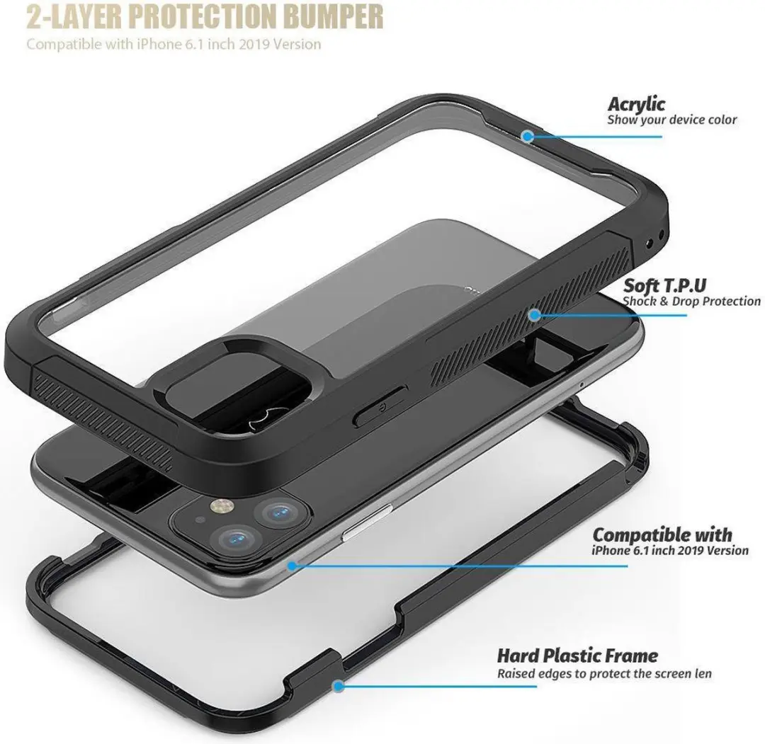 Selected by GSMpunt Hoesje iPhone 11 - Full Protect - Zwart - afbeelding 6 van 6