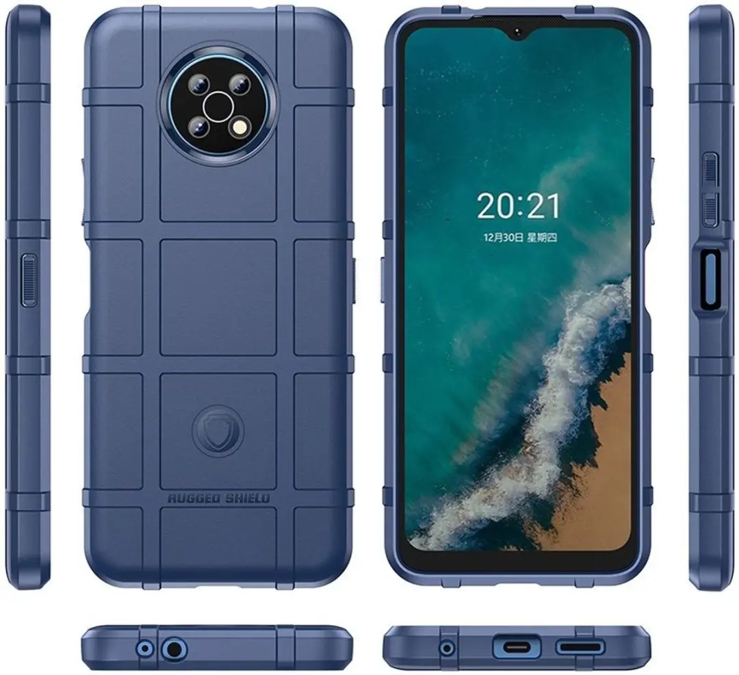Selected Rugged Shield Hoesje Nokia G50 - Blauw
