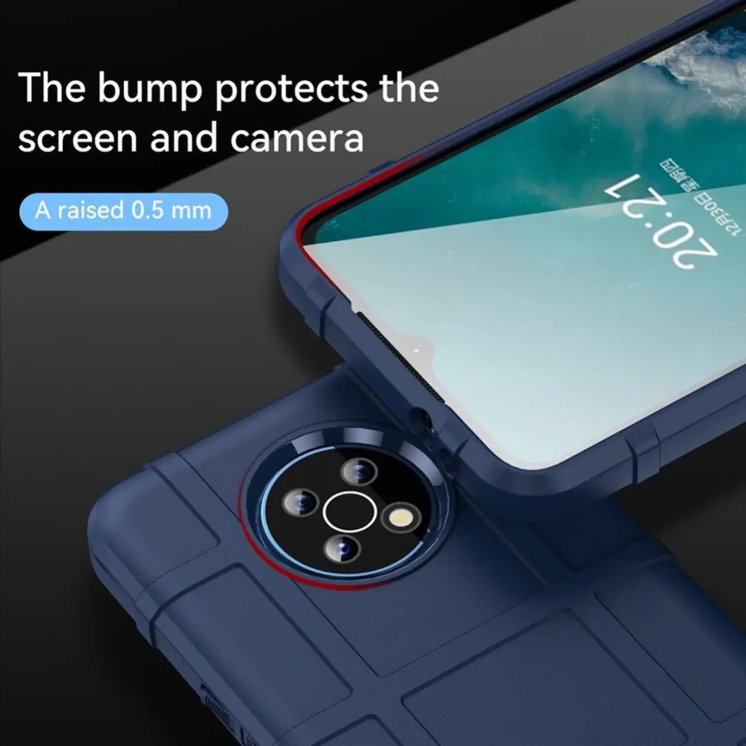 Selected Rugged Shield Hoesje Nokia G50 - Blauw