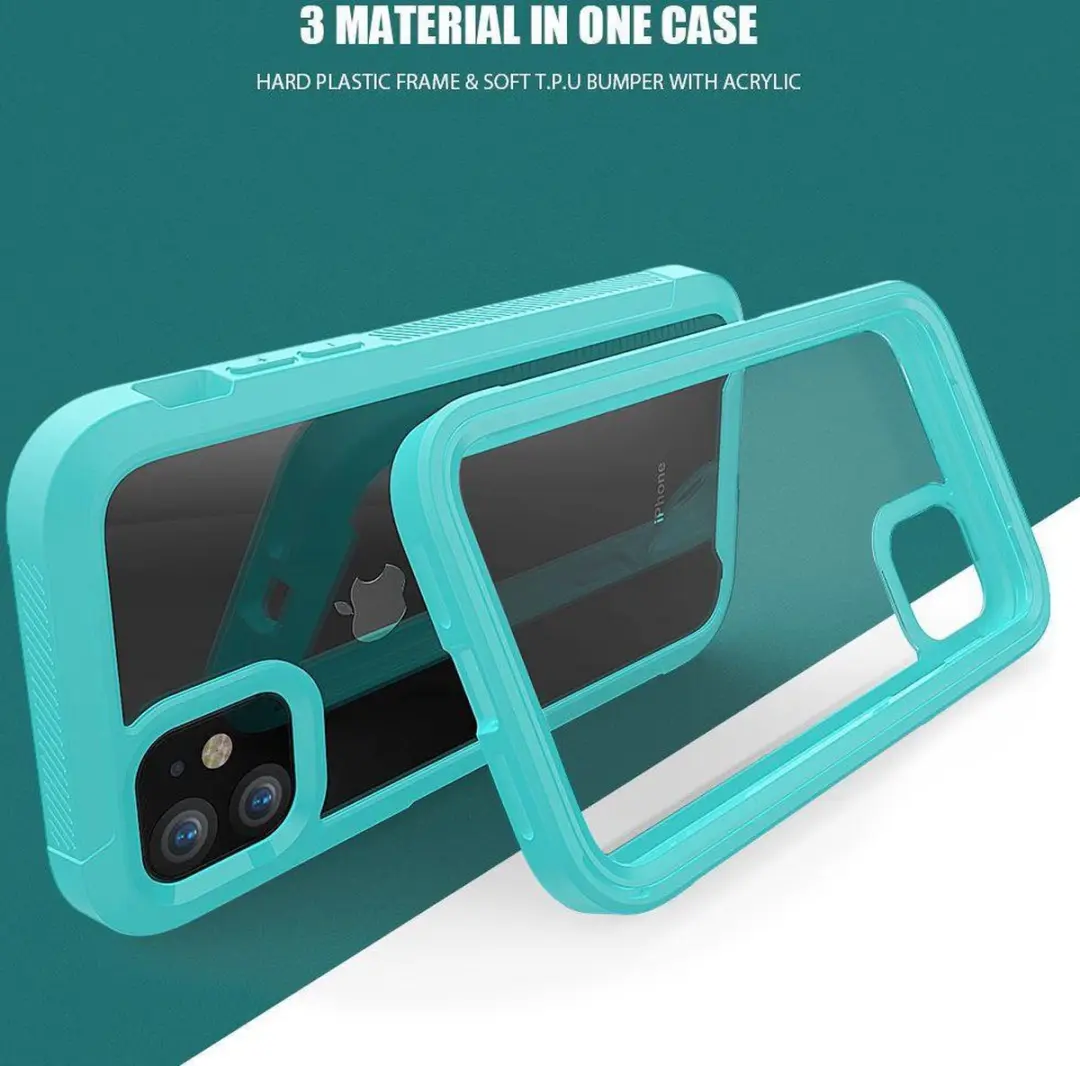 Selected Hoesje Hybride Full Protect iPhone 11 - Groen