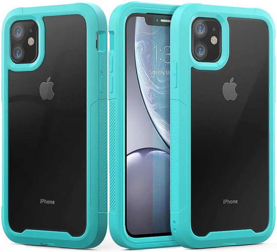 Selected Hoesje Hybride Full Protect iPhone 11 - Groen