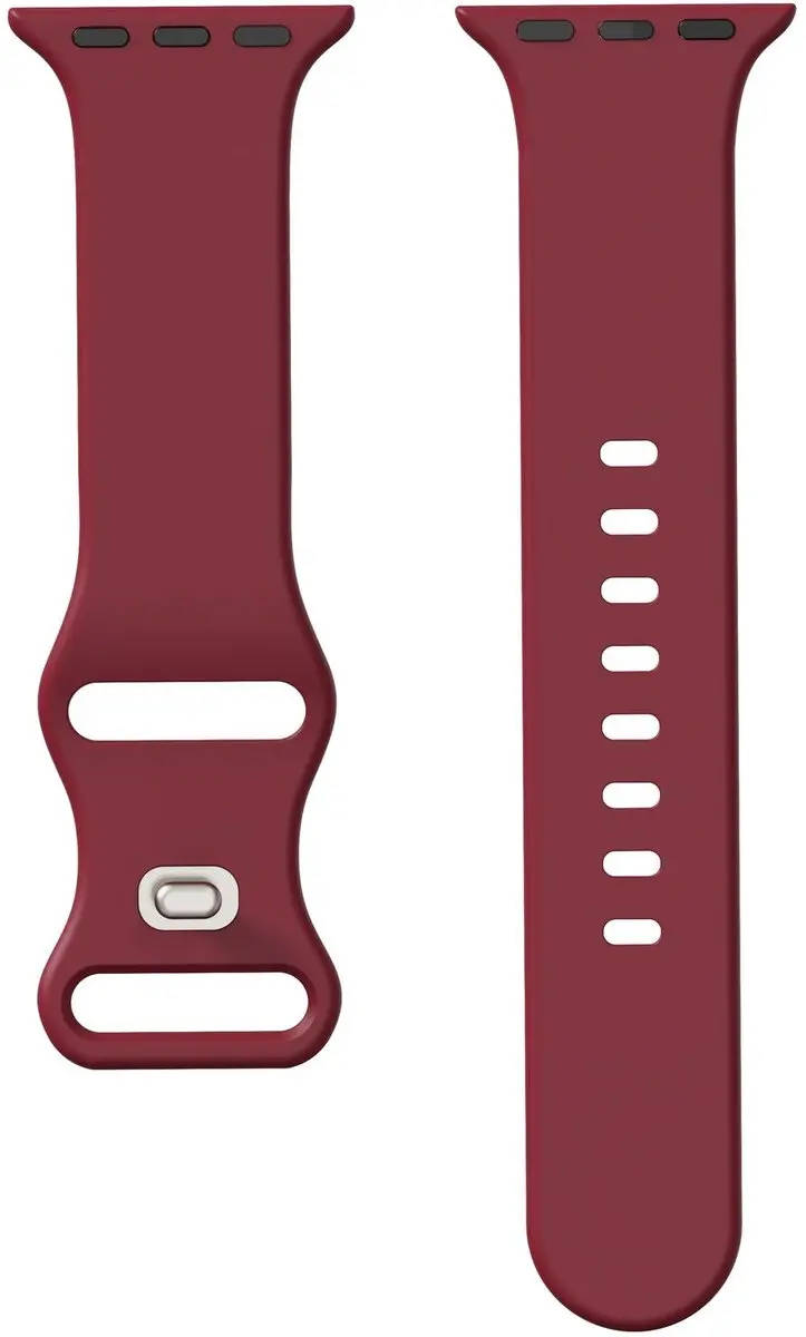 Selected SBG Siliconen Horlogebandje Apple Watch - 38-42mm - Bordeaux