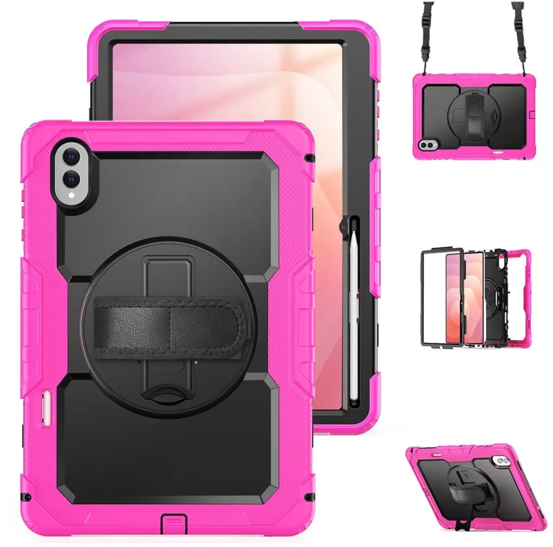 Selected Hoes met Screenprotector Samsung Galaxy Tab S11 Ultra - Roze