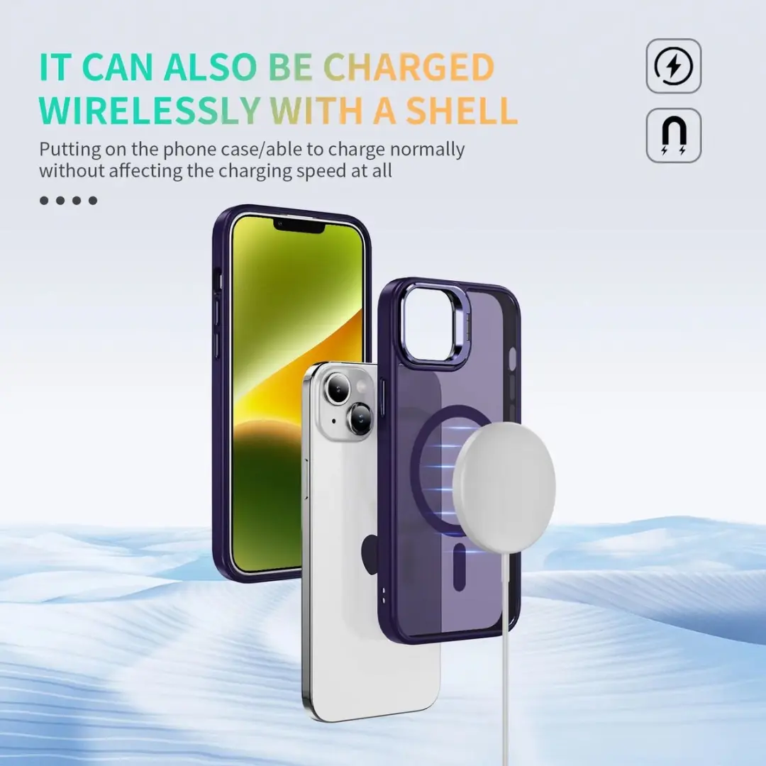 Selected by GSMpunt Hoesje iPhone 13/14 - MagSafe & Qi2 - Paars - afbeelding 6 van 6