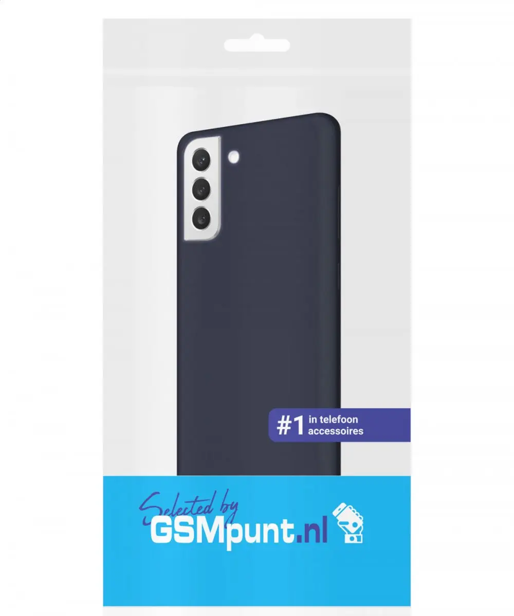 Selected Siliconen Hoesje Samsung Galaxy S22 - Blauw