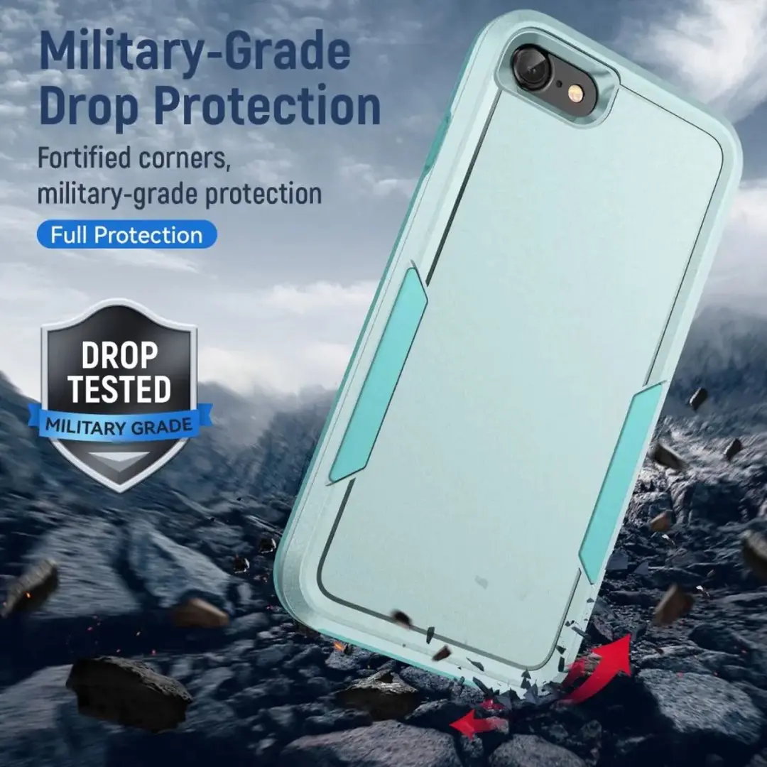 Selected Back Cover iPhone 16e/17e Rugged Hoesje - Groen - afbeelding 6 van 6