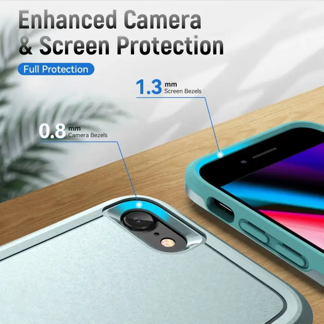 Selected Back Cover iPhone 16e/17e Rugged Hoesje - Groen