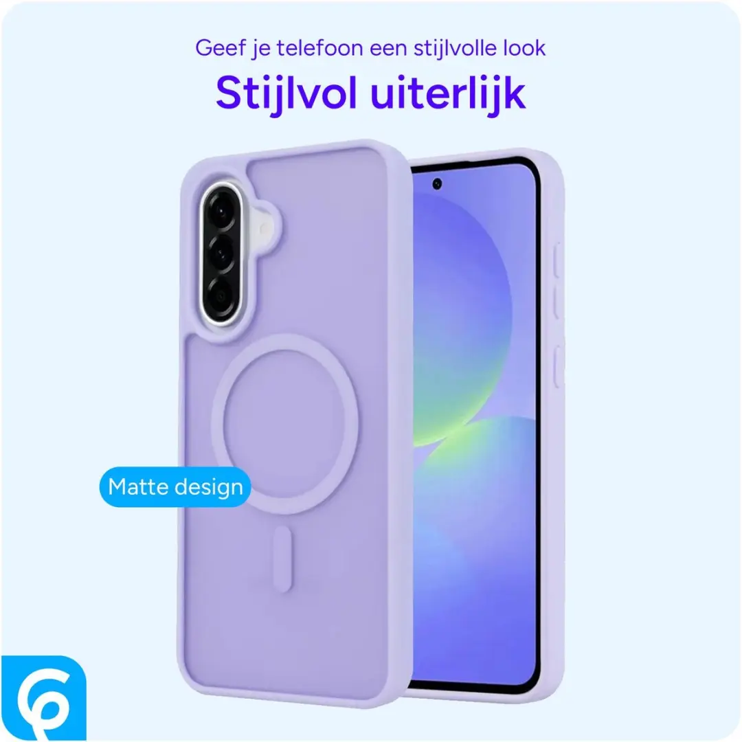 Selected Hoesje Samsung Galaxy A56 MagSafe Paars