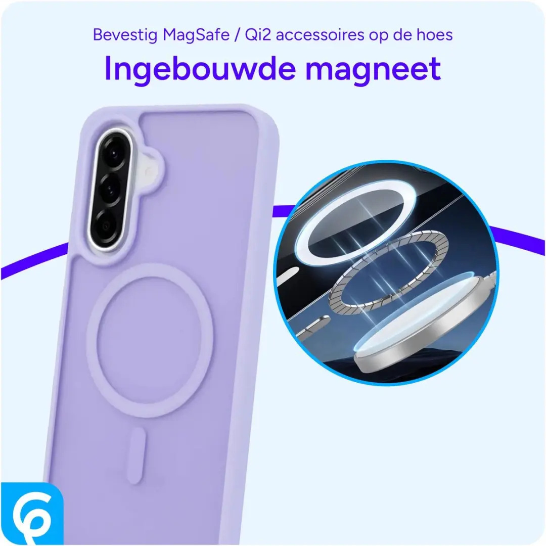 Selected Hoesje Samsung Galaxy A56 MagSafe Paars
