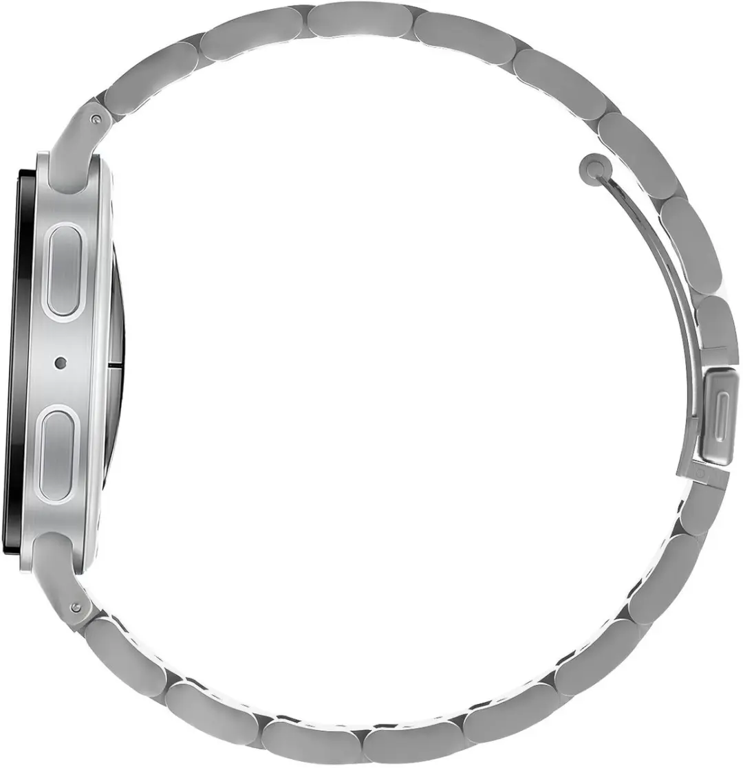 Selected SBG RVS Schakelbandje Samsung Galaxy Watch 8 - Zilver - afbeelding 6 van 6