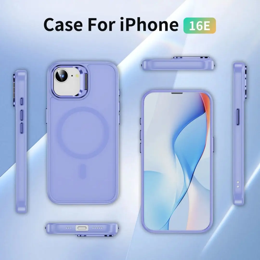 Selected by GSMpunt Hoesje iPhone 16e - Licht Paars - MagSafe & Qi2