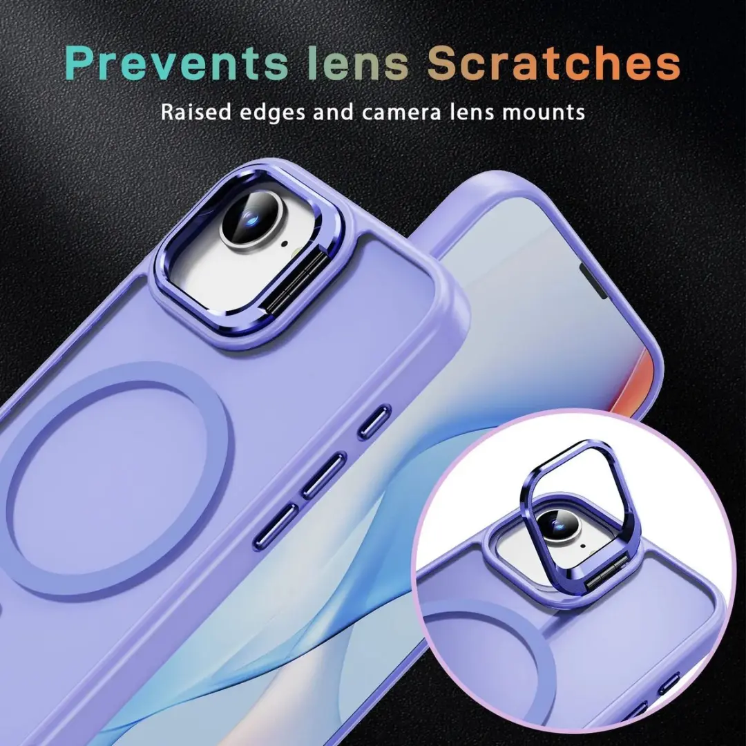 Selected by GSMpunt Hoesje iPhone 16e - Licht Paars - MagSafe & Qi2
