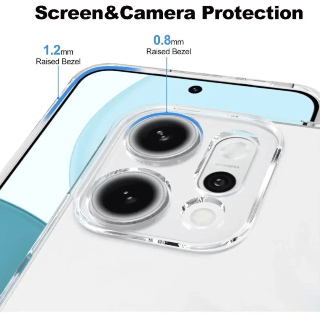 Selected Transparant TPU Hoesje Oppo Reno 14 Pro