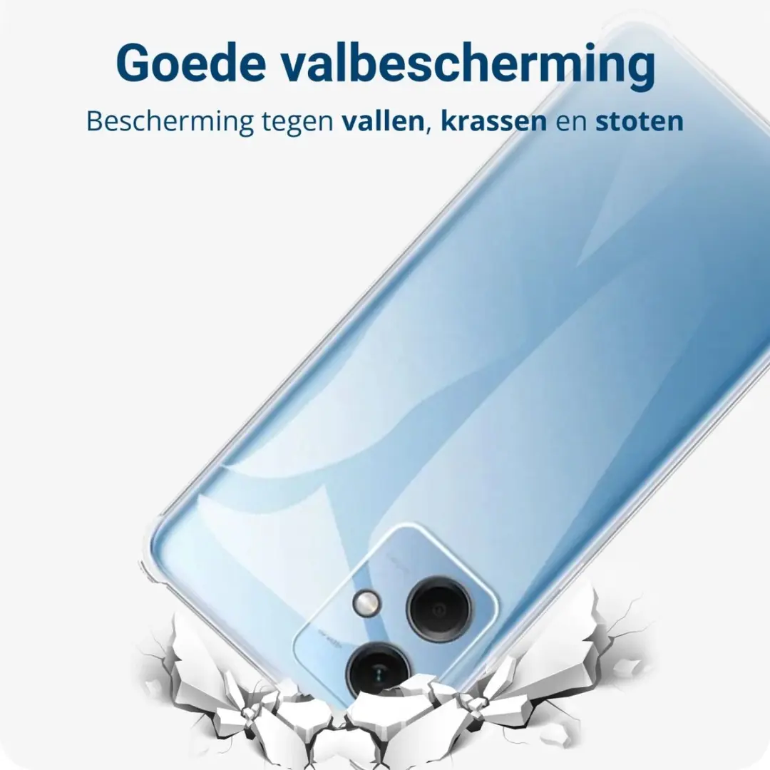 Selected Xiaomi Redmi Note 12 5G Hoesje - Schokbestendig + 9H Glas - Transparant - afbeelding 6 van 6