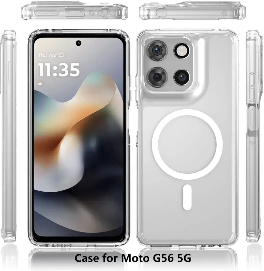 Selected Hoesje Motorola Moto G56 MagSafe Transparant
