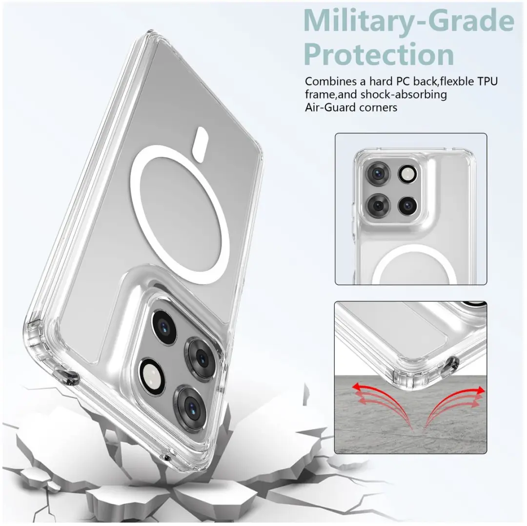 Selected Hoesje Motorola Moto G56 MagSafe Transparant