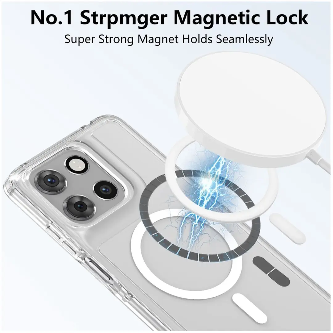 Selected Hoesje Motorola Moto G56 MagSafe Transparant