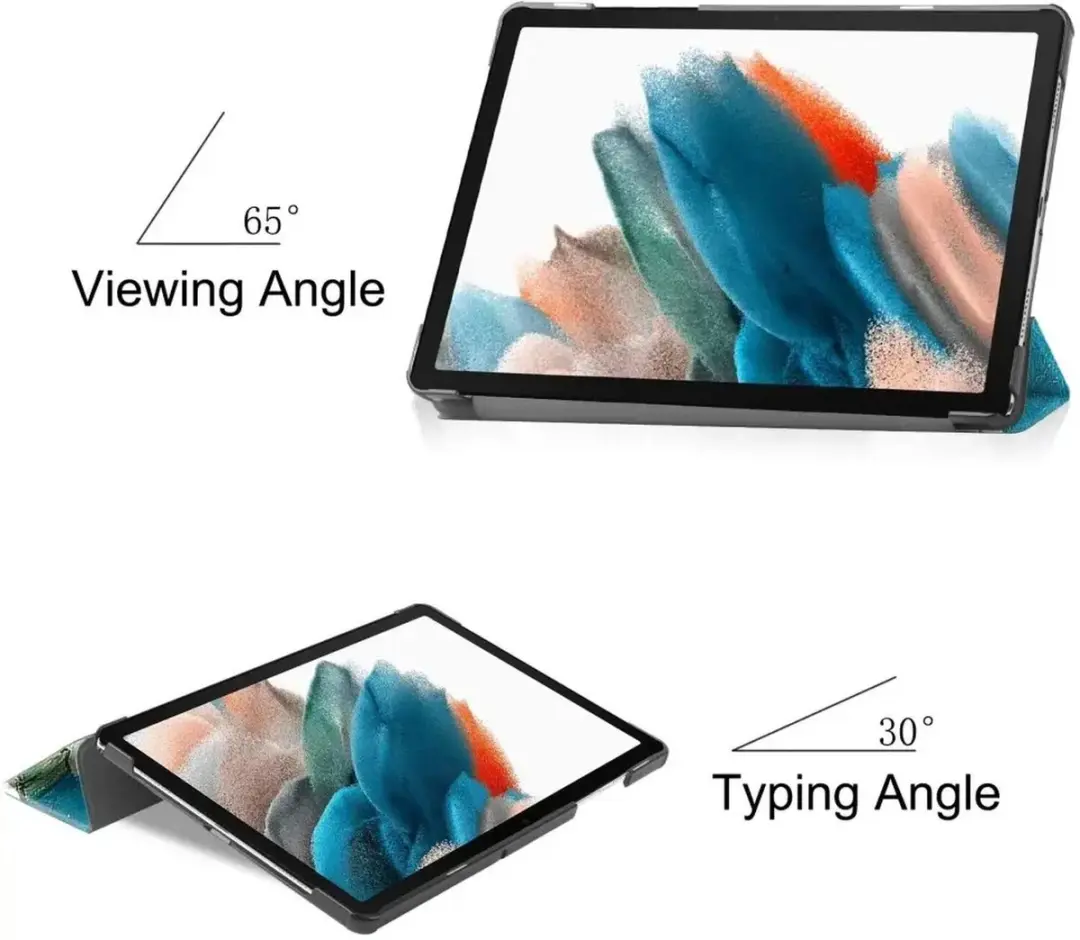 Selected Tablethoes Samsung Galaxy Tab A11/A9 Plus - Blossom Blauw