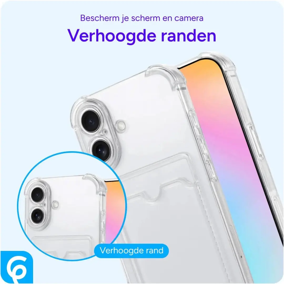 Selected Transparant TPU Hoesje Xiaomi Redmi 12 - Pasjeshouder