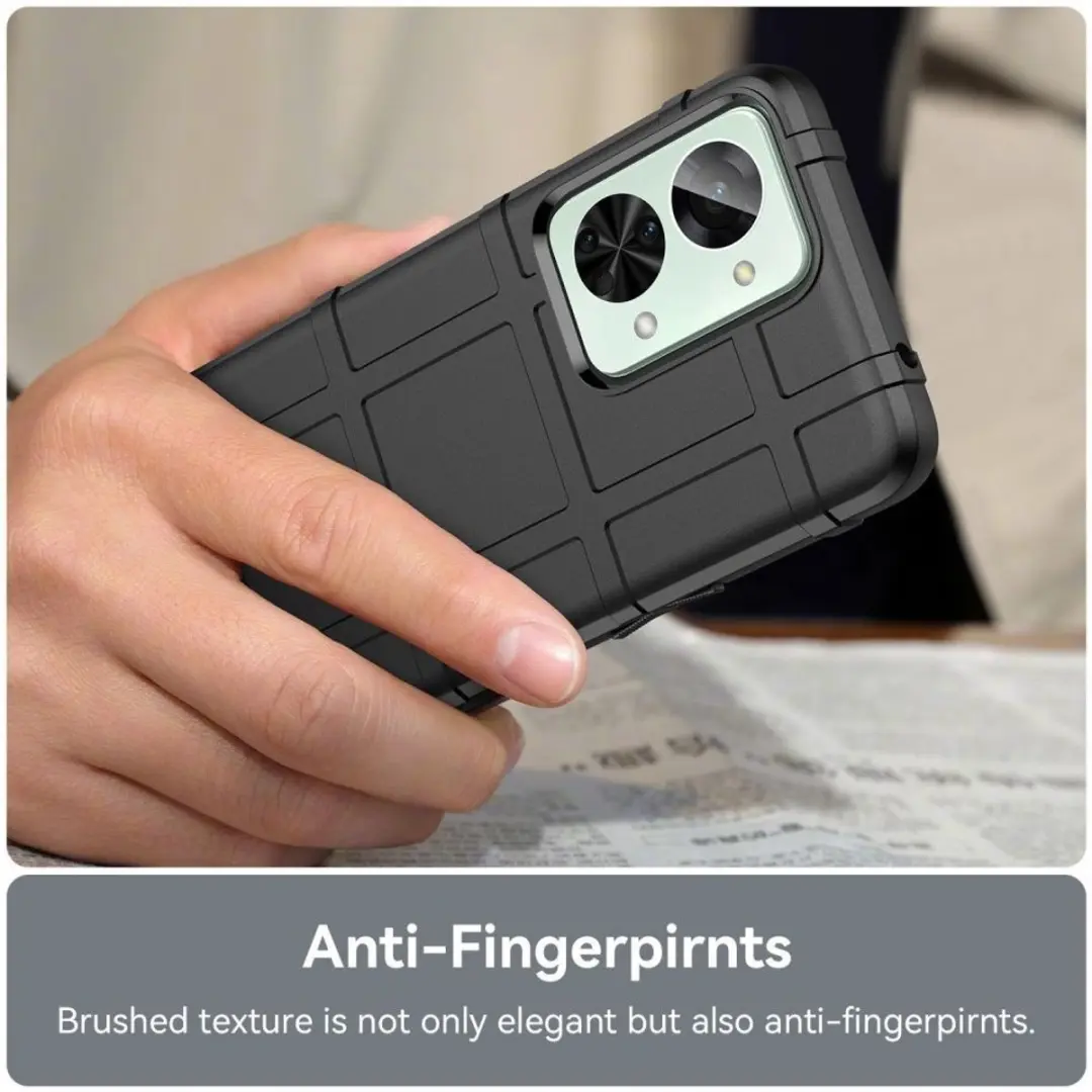 Selected Rugged Shield Hoesje OnePlus Nord 2T - Zwart