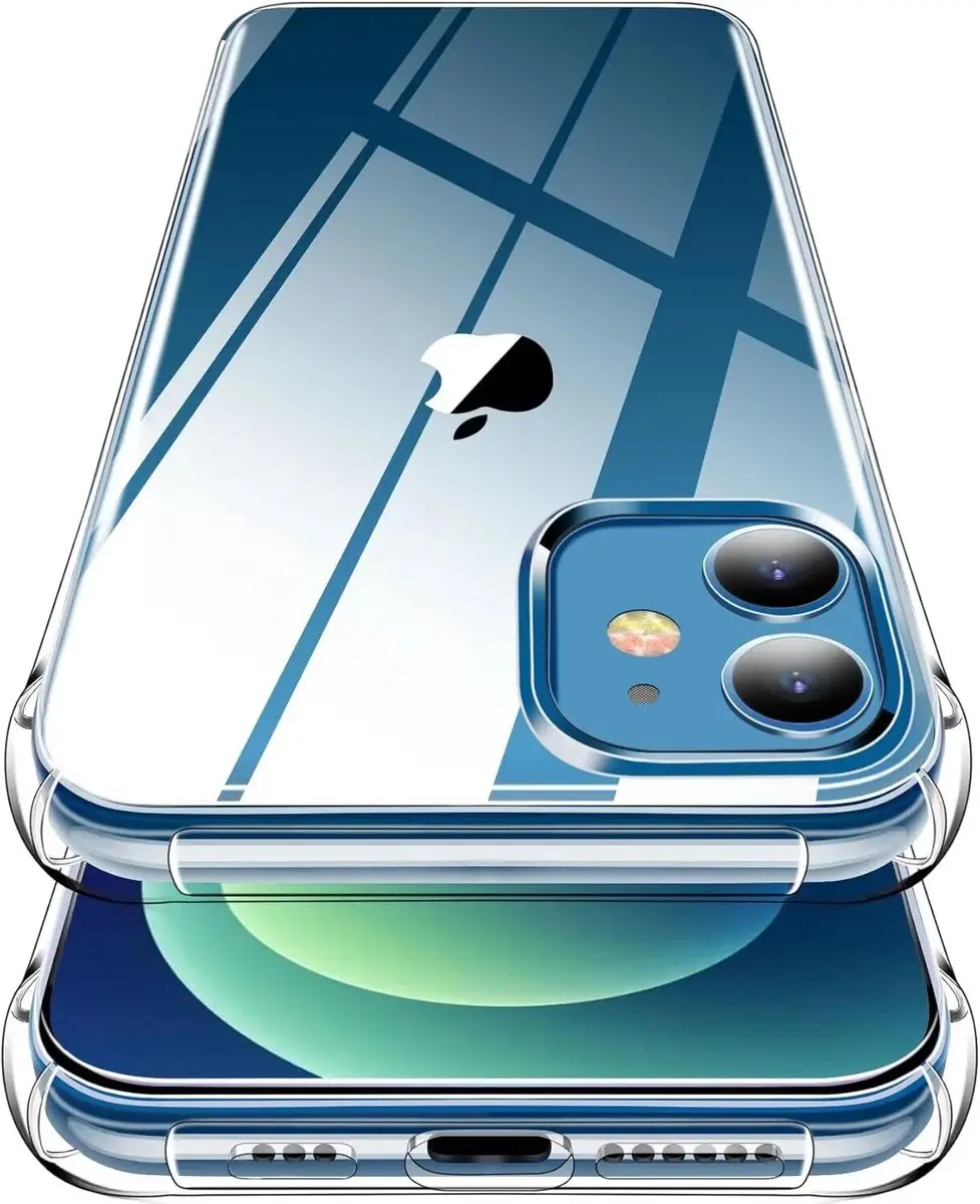 Selected Transparant Hoesje iPhone 12 Mini - Schokbestendig - afbeelding 6 van 6