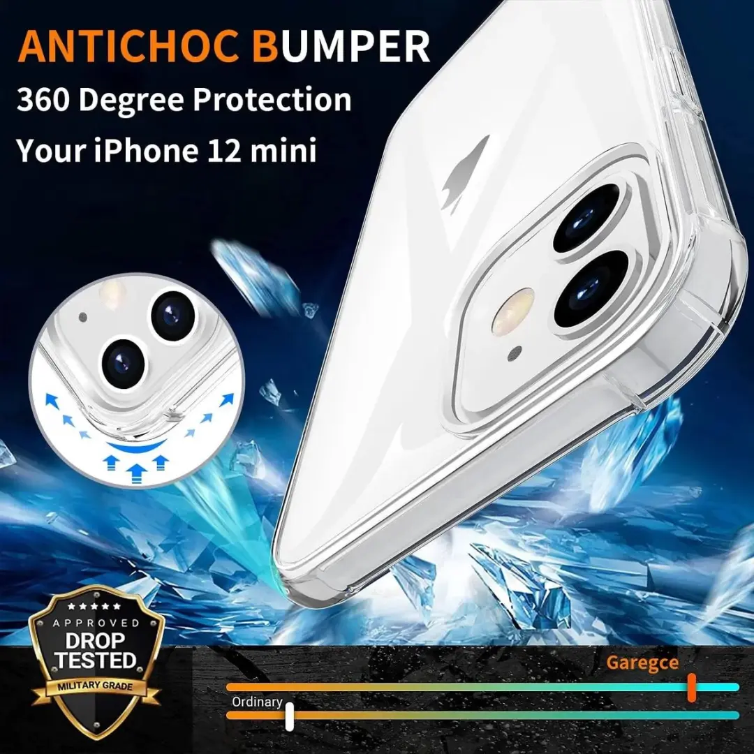 Selected Transparant Hoesje iPhone 12 Mini - Schokbestendig