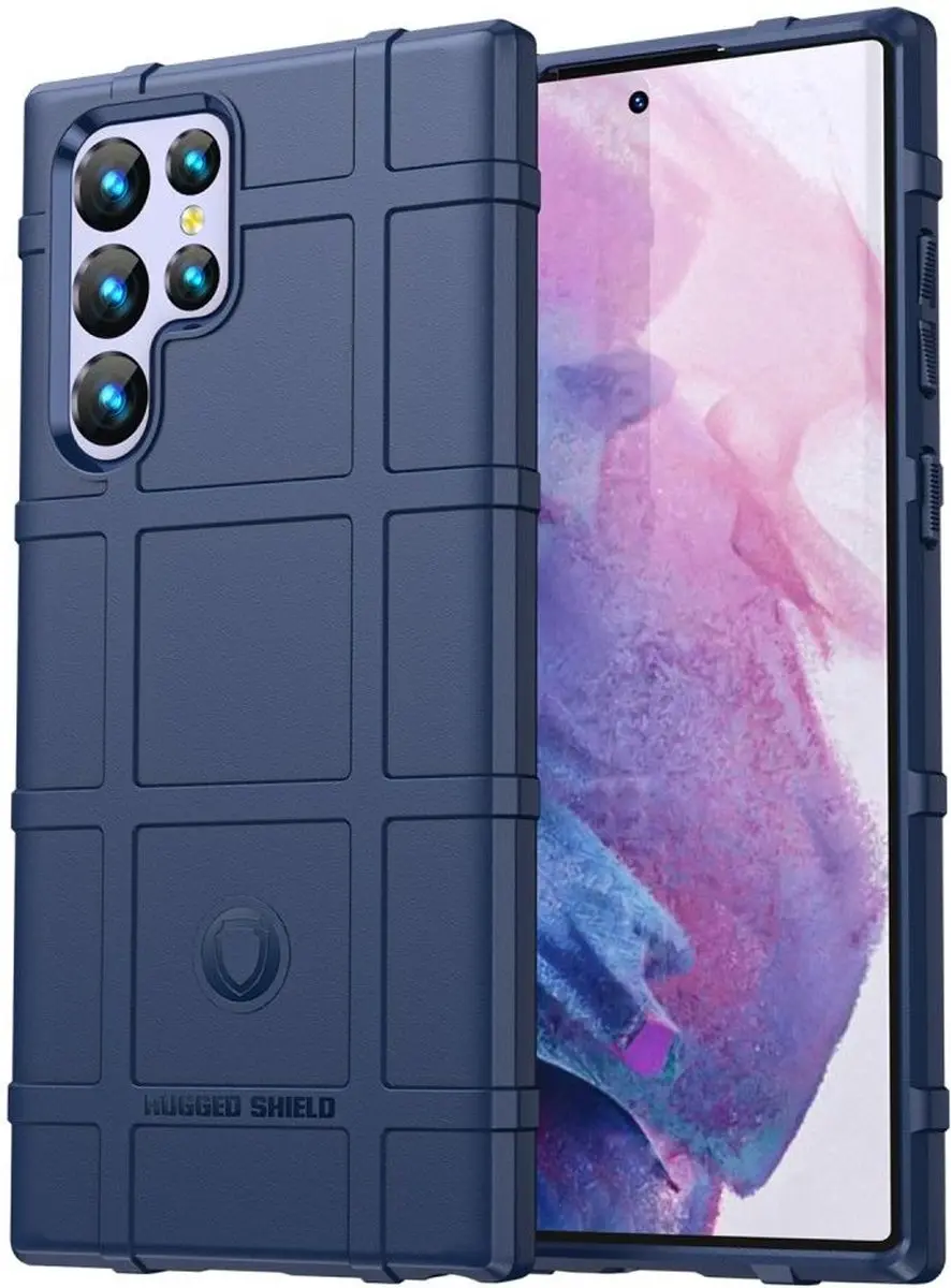 Selected Rugged Shield Hoesje Samsung Galaxy S22 Ultra