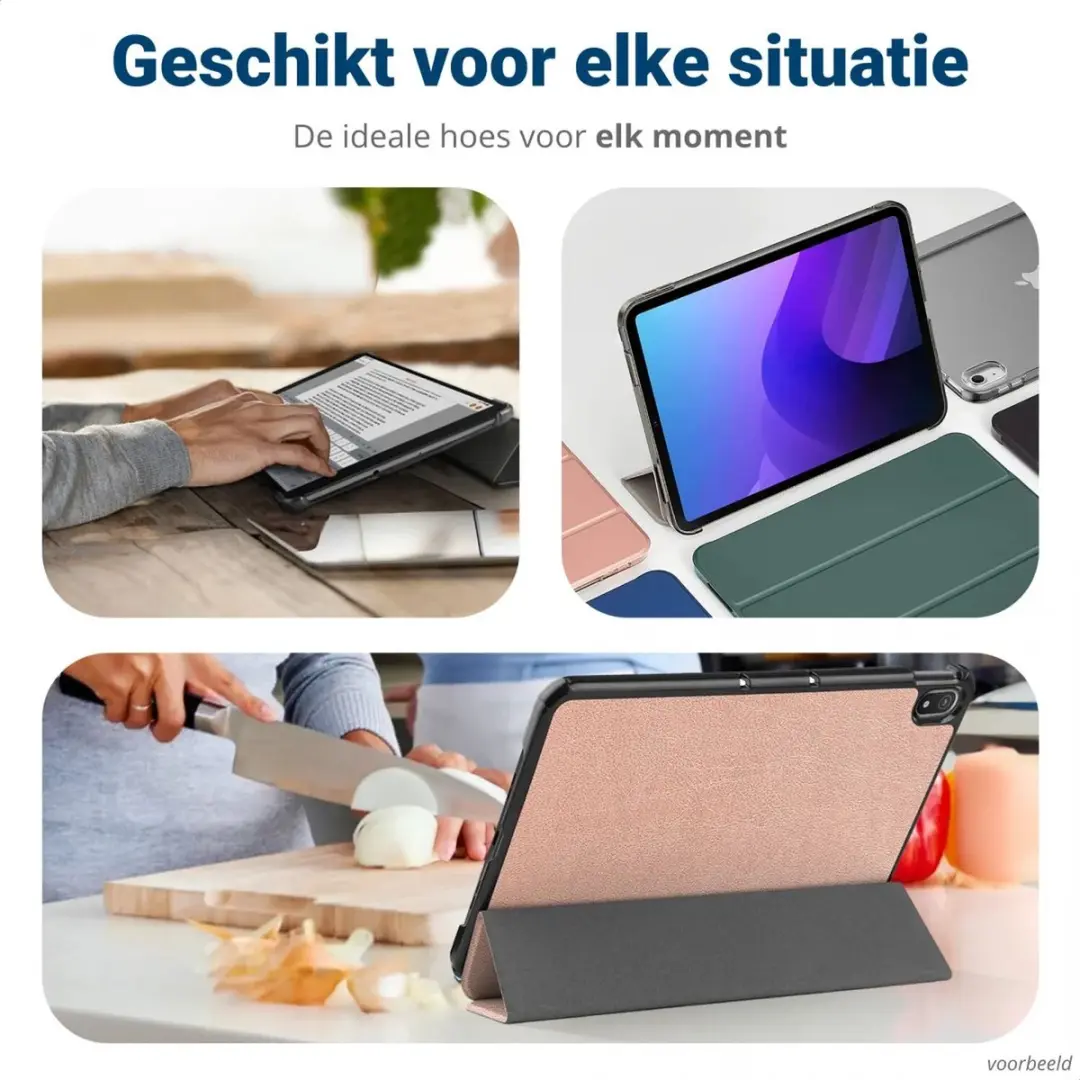 Selected by GSMpunt.nl Tablethoes Apple iPad Air 11 2024 - Roze